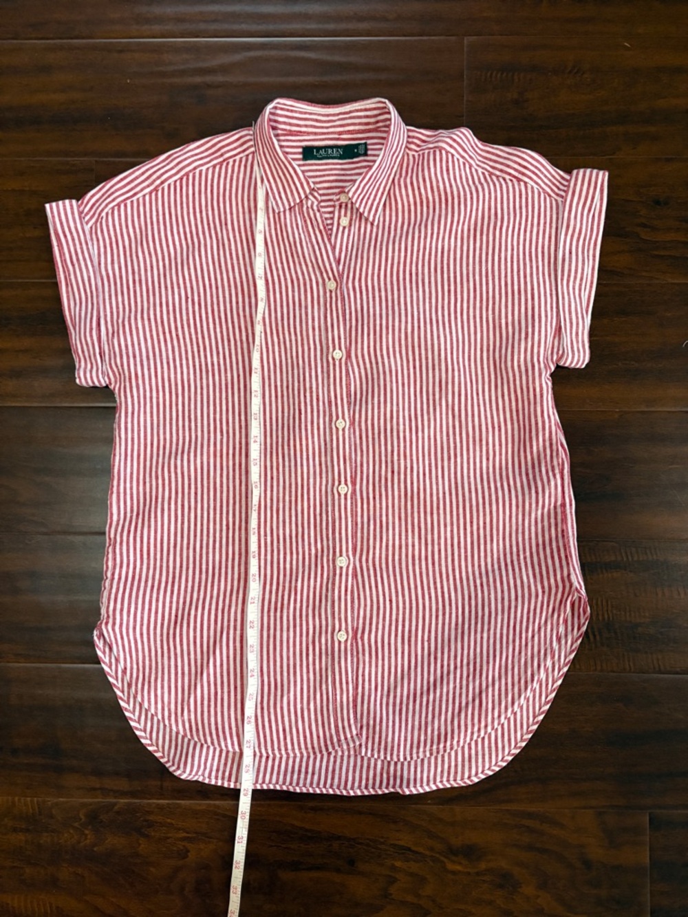 Lauren ralph lauren dolman sleeve button down top